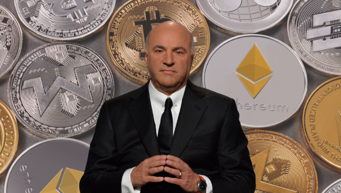 Kevin O'Leary dice que no venderá ninguna criptomoneda a pesar de la recesión